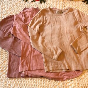 Wheat, Tea, Petit Vilains long sleeve shirt bundle